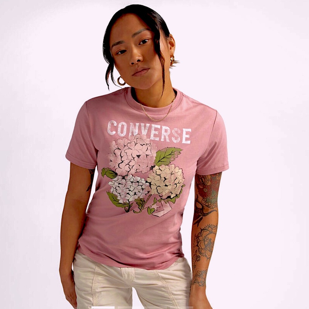 Converse Floral Graphic Tee